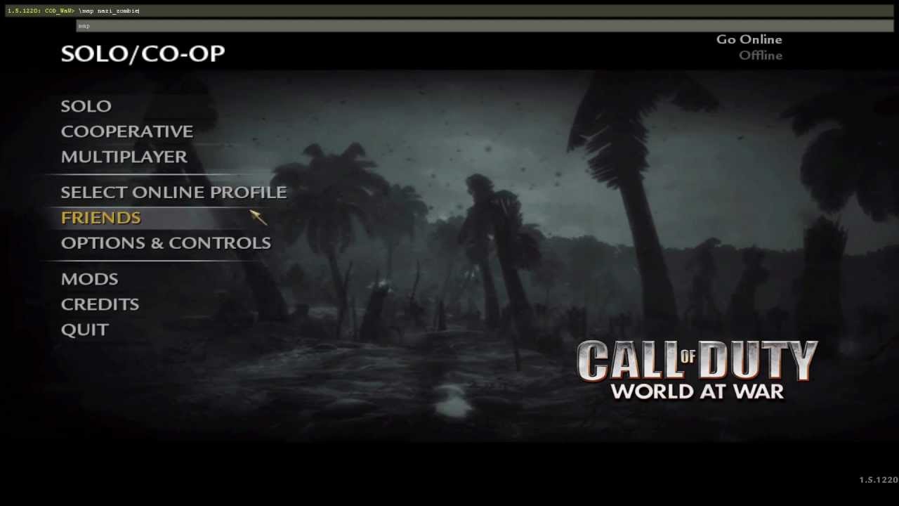How to download cod waw zombie maps